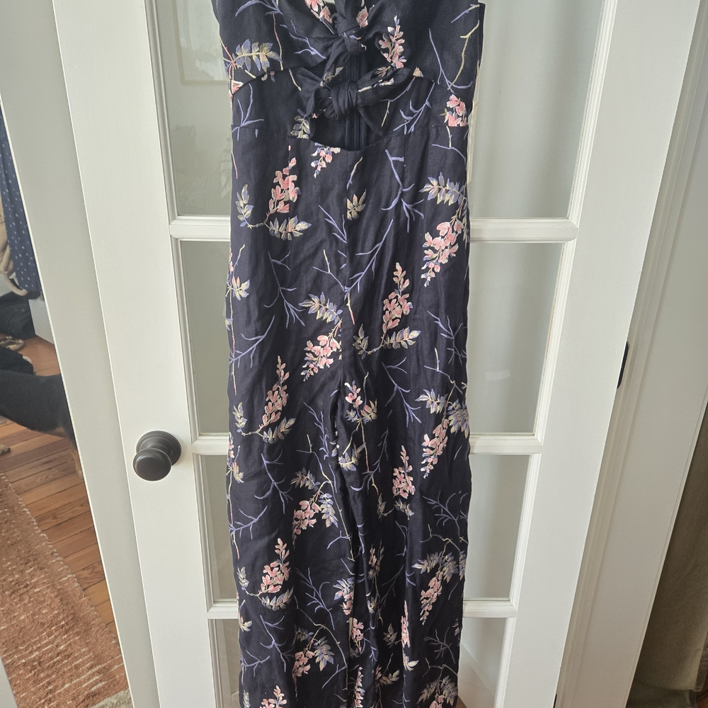 Rebecca Taylor Midnight Blue Floral Romper